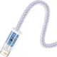 Кабель Baseus Dynamic Series Fast Charging Cable USB to Lightning 2.4A 1m CALD000405 Purple - зображення 3