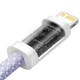 Кабель Baseus Dynamic 2 Series Fast Charging Cable Type-C to Lightning 20W 1m CALD040205 Purple - изображение 2