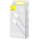 Кабель Baseus Dynamic 2 Series Fast Charging Cable Type-C to Lightning 20W 1m CALD040205 Purple - изображение 6