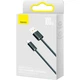 Кабель Baseus Dynamic Series Fast Charging Cable USB to Type-C 100W 2m CALD000716 Gray - изображение 9