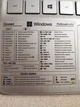 Наклейка с комбинациями горячих клавиш Windows | Keyboard shortcuts for Windows 8х7 см прозрачный фон / черные символы - изображение 7