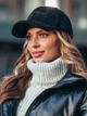 Кепка женская Dressa 71686 One Size Черная (2000406214559_D) - изображение 3