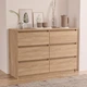 Комод Furnigrade КМ - 10 сонома 1100х760х400 - изображение 1