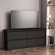 Комод Furnigrade КМ - 11 антрацит 1100х511х376 - изображение 1