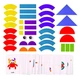 Дерев'яна мозаїка для дітей Монтессорі Shapes Puzzle Головоломка танграм (50 карток та 36 фігурок) - зображення 6