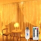 Гірлянда новорічна світлодіодна з пультом 3 х 2 м 200 LED USB Теплий білий - зображення 4