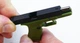 Сувенирный Пистолет Glock 17 Мини Пистолет цвет Зелёный (00875) - изображение 3