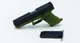 Сувенирный Пистолет Glock 17 Мини Пистолет цвет Зелёный (00875) - изображение 8