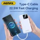 Зовнішній портативний акумулятор повербанк Remax RPP-513 20000mAh | 1USB/1Type-C, Lightning, 20W, PD | Білий - зображення 4