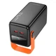 Зовнішній акумулятор повербанк power bank Borofone BJ66B 60000mAh|2USB/Type-C, Швидка зарядка 22.5W, LED-дисплей, ліхтар| black - зображення 5