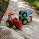 Трактор, танцующий на радиоуправлении Crazy Car, красный MIC 2101-A - изображение 2