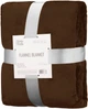 Плед ARDESTO Flannel Коричневый Двуспальный 200x220 см (ART0218SB) - изображение 1