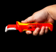 Ніж для розробки кабелів KNIPEX 98 55 (довжина леза - 38мм) - зображення 3