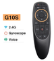 Пульт аэромышка Air Mouse G10S с микрофоном и гироскопом для Android медиаплеера, ТВ приставки (G10S) - изображение 4