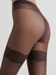 Колготи 30 Den жіночі Conte Ce Fantasy Perfect 2 р Графітові (4810226504406) - зображення 4