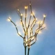 Гирлянда-ветка Brush light золотая на батарейках - изображение 8
