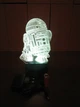 3d-светильник R2D2 Star wars Звездные войны, 3д-ночник, несколько подсветок (батарейка+220В) - изображение 4