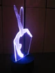 3d-светильник Гимнастка, 3д-ночник, несколько подсветок (батарейка+220В), подарок для гимнастки - изображение 6