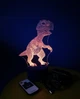 3d-светильник Динозаврик, 3д-ночник, несколько подсветок (на пульте) - зображення 2