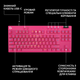 Клавиатура Logitech G PRO X TKL RAPID Magenta (920-013253) - изображение 7