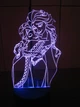 3d-светильник Эльза и Анна Холодное сердце Frozen, 3д-ночник, несколько подсветок (на батарейке) - изображение 1