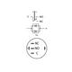 Кнопка металлическая плоская 1NO+1NC 19мм c подсветкой синий LED 12V [A0140010250] TYJ 19-271 АСКО - изображение 2