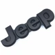 Эмблема надпись логотип Jeep (ABS, чёрный, матовый) 18,5*7,0 см - изображение 1