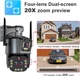 Зовнішня 16 MP IP WiFi камера QEARIM P11-Q2-4M 20X Zoom IPC 360 - изображение 6
