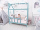 Дитяче ліжко будиночок Монтессорі BUSY WOOD на ніжках Модель 2 160x80 см Блакитне - зображення 2