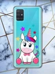 Прозорий чохол на Samsung Galaxy A51 дизайн Єдиноріг принт 102 - зображення 1