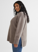 Свитер вязаный теплый женский H&M 1018076005c14 3XL Серый (KC1000000042641) - изображение 3