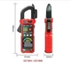 Токовые клещи мультиметр GVDA GD166B, (TrueRMS, NCV, 600V, AC/DC вольтметр, амперметр) - изображение 7