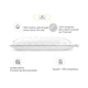 Подушка MirSon пухова Hand Made Royal Pearl 907 середня 70x70 (2200000555847) - изображение 2