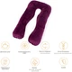 Подушка MirSon Подушка для беременных и отдыха U-образная 8021 Velvet Line " (2200006178538) - зображення 2