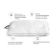 Подушка MirSon ортопедична Premium Eco Silver 148 Середня 50x70 см (2200000393036) - изображение 5