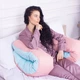 Подушка MirSon для вагітних і відпочинку Eco Line №8016 U-подібна Dusty Rose (2200006178415) - зображення 4