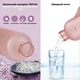 Пляшка для води Refill на 1000 мл розова з золотистою кришкою - зображення 5