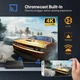 Смарт ТВ-приставка Kinhank G1: Amlogic S905X4, 4ГБ/32ГБ, 4K HDR10+, Dolby Vision&DolbyAudio, AV1, Wi-Fi 6, Chromecast, Android TV + Пульт з голосовим керуванням і Google Assistant - зображення 7