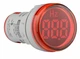 Частотомер цифровой 5-99Hz ø22мм круглый красный [A0190010163] U-ADM-Hz АСКО - изображение 1