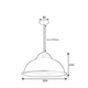 Светильник подвесной в стиле лофт MSK Electric Dome СП 3614 BK+GD - изображение 3