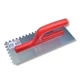 Гладилка зубчаста штукатурна 30 см, зуб 8 мм Notched Trowel, нержавіюча сталь, червона (217) - зображення 1