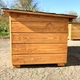 Будка для собаки з дахом що відкривається пітбуль 60х80 см коричнева - зображення 5