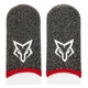 Напальчники Sarafox v3 Nylon Fiber max size большой размер для игры на телефоне пабг pubg mobile пубг Серый с красным - изображение 2