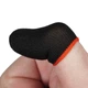 Игровые напальчники Carbon V1 для телефона игр смартфона планшета пубг пабг мобайл pubg mobile 1 пара Черный с красным - изображение 3