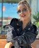 Солнцезащитные очки No Brand без оправы Fantasy голубые с золотом - изображение 2