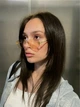 Солнцезащитные очки No Brand без оправы Fantasy бежевые с золотом - изображение 7
