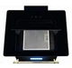 Вытяжка Luxor Laura 1450 Ultra LED BK Gold + 2-е втягивание испарений чорное стекло, черный - изображение 2
