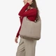 Сумка женская замшевая шоппер большая Regina Notte Shopper 3750 Темный тауп - изображение 2