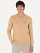 Джемпер мужской U.S. Polo Assn 50275848-VR123 M Песочный меланж (ROZ6501056132) - изображение 1