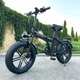 Електрофетбайк ASKMY U20 MAX 1000W 26Ah PAS-system чорний | складний електровелосипед з посиленою рамою та великими колесами - зображення 1